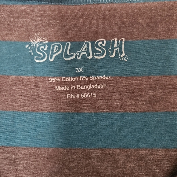 Lightweight 3/4 Sleeve V Neck Pullover Cotton Sweater Plus Size Women (3X) - Picture 3 of 3